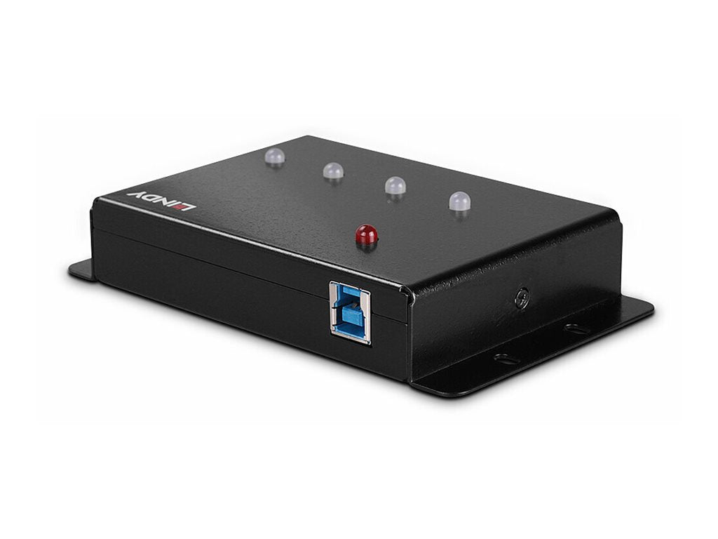 LINDY 4 Port USB 3.0 Metal Hub
