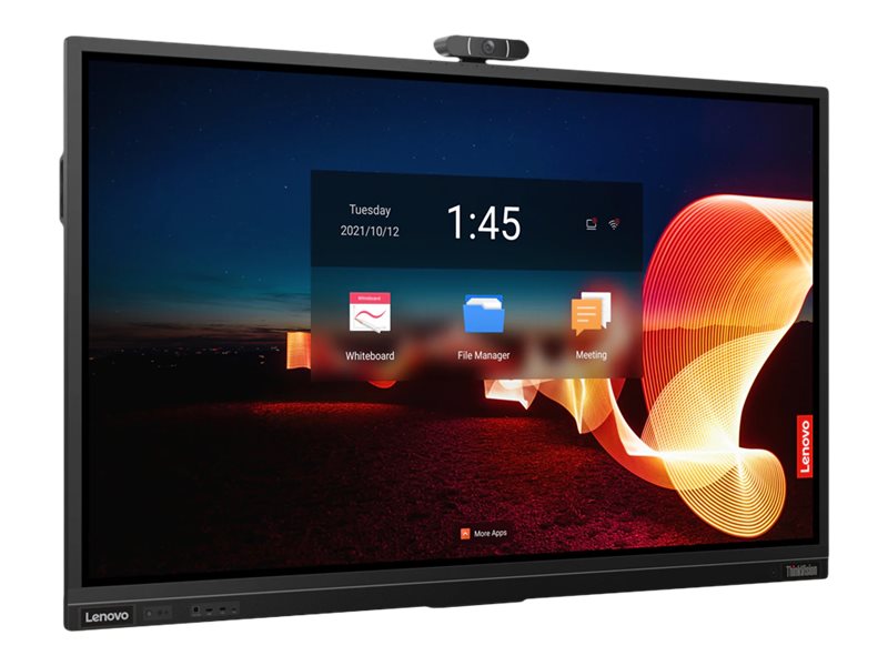 LENOVO ThinkVision iLFD T75 75p 3840x2160 VA Touch DLED 16:9 60Hz HDR10 HDMI USB-C USB-B RJ45 VGA Android 9.0 4K camera TopSeller