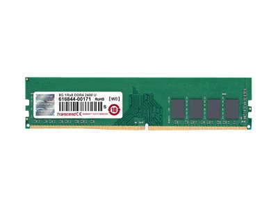 TRANSCEND JetRam 8Go DDR4 3200Mhz U-DIMM 1Rx8 1Gx8 CL19 1.2V