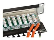 LINDY Cat.6 Patchpanel 24p STP 1U black