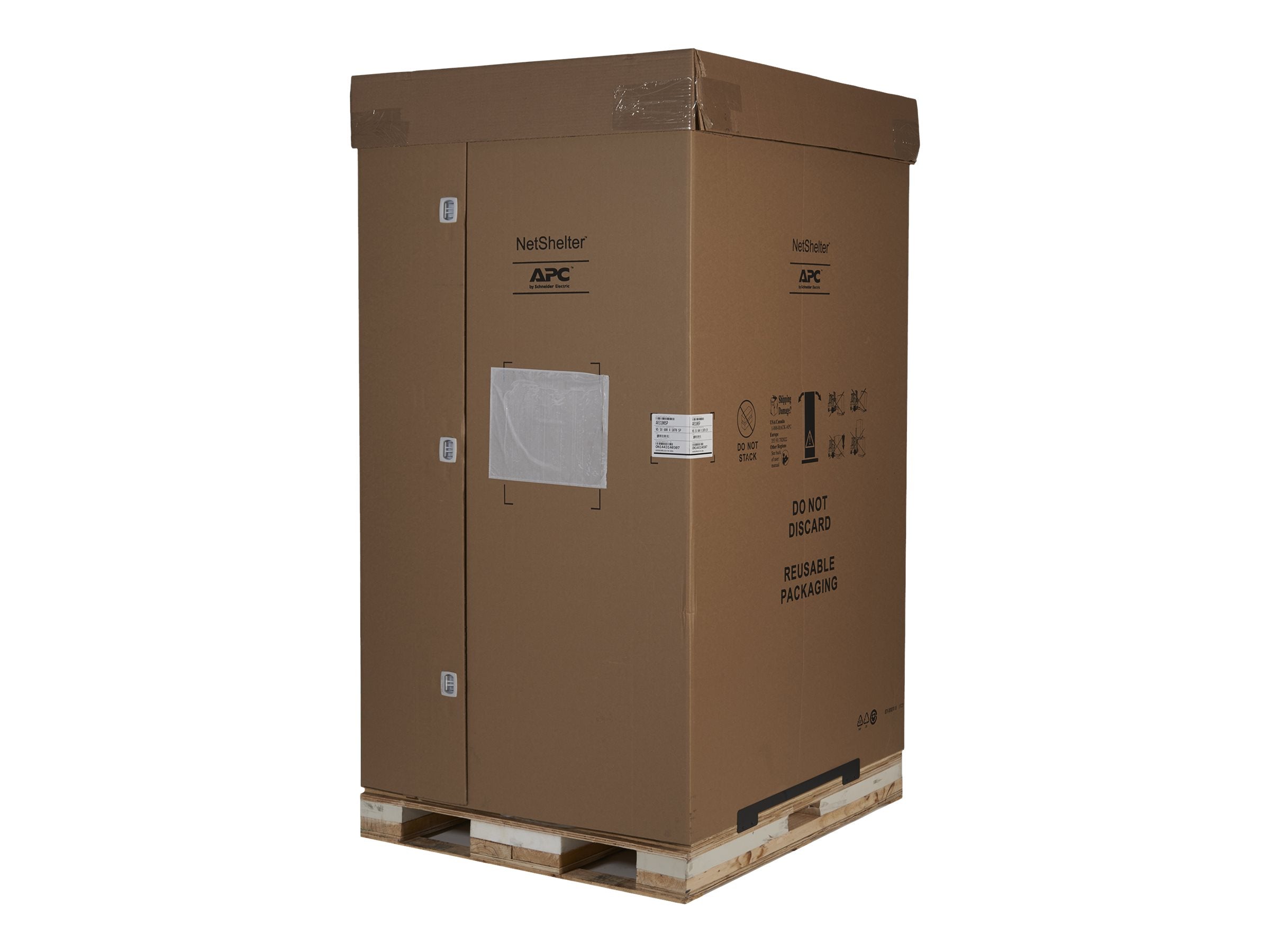 APC NetShelter SX 42U 750mm Wide x 1070mm Deep with Sides Black -2000 lbs. Shock Packaging