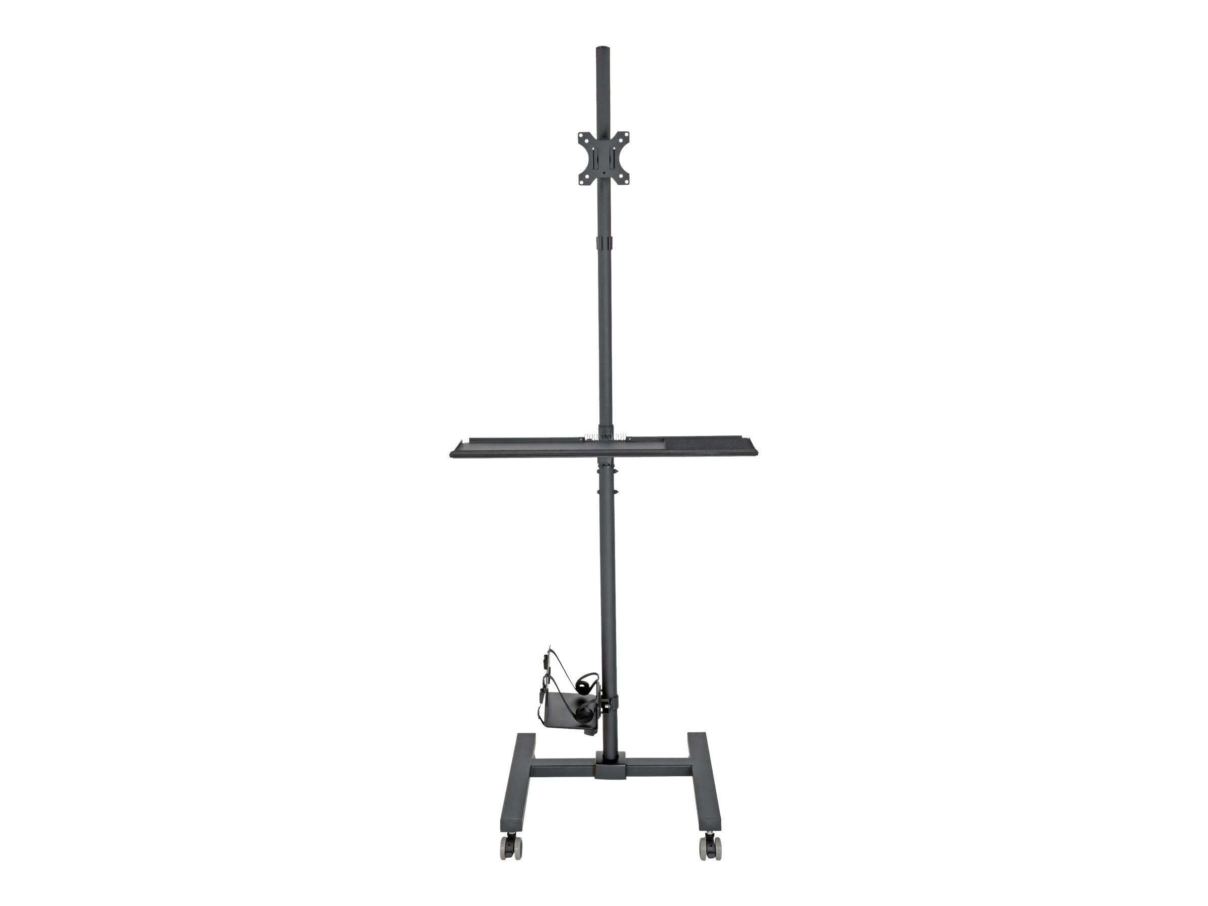 EATON TRIPPLITE Mobile Workstation with Monitor Mount - For 7inch to 32inch Displays Height Adjustable
