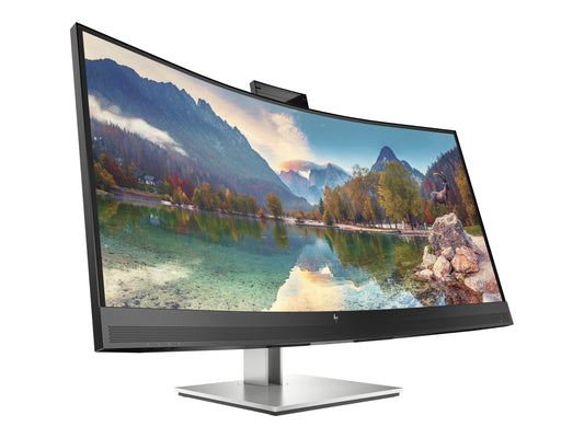 HP Écran de conférence incurvé E34m G4 avec webcam 5Mpx 34p WQHD 3440x1440 HDMI USB-C USB hub DisplayPort