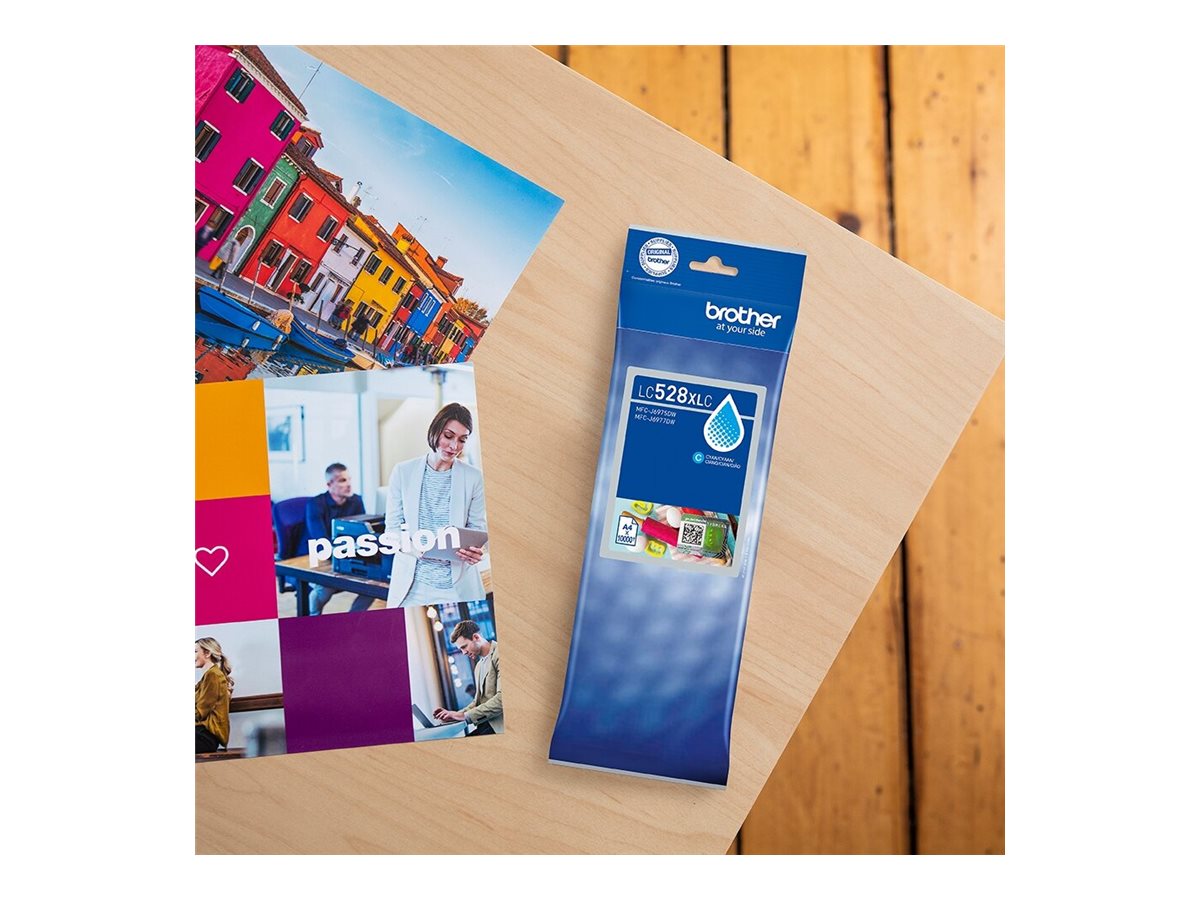 BROTHER LC528XLC Cyan Ink Cartridge