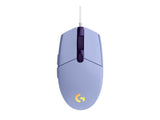 LOGITECH Gaming Mouse G203 LIGHTSYNC Mouse optical 6 buttons wired USB lilac for Komplett Epic Gaming PC a125