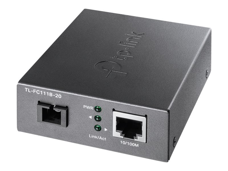 TP-LINK Omada 10/100 Mbps RJ45 to 100 Mbps Single-mode SC WDM Bi-Directional Fiber Converter