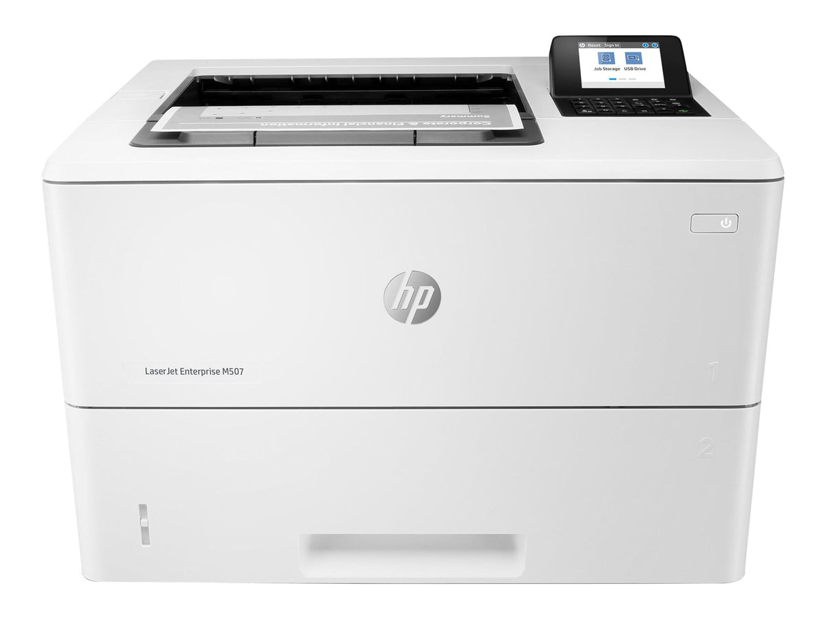 HP LaserJet Enterprise M507dn Printer Mono Duplex laser A4 1200x1200dpi 50ppm 650sheets USB LAN