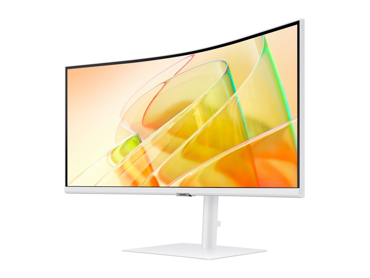 Samsung ViewFinity S65TC - Ecran incurvé -34''- 3440 x 1440 UWQHD- @ 100Hz - VA - HDR10-2x Thunderbolt 4 90W- DP- LAN- Blanc