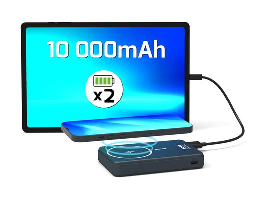 PORT DESIGNS Powerbank 10 000 mAh - Wireless Qi2