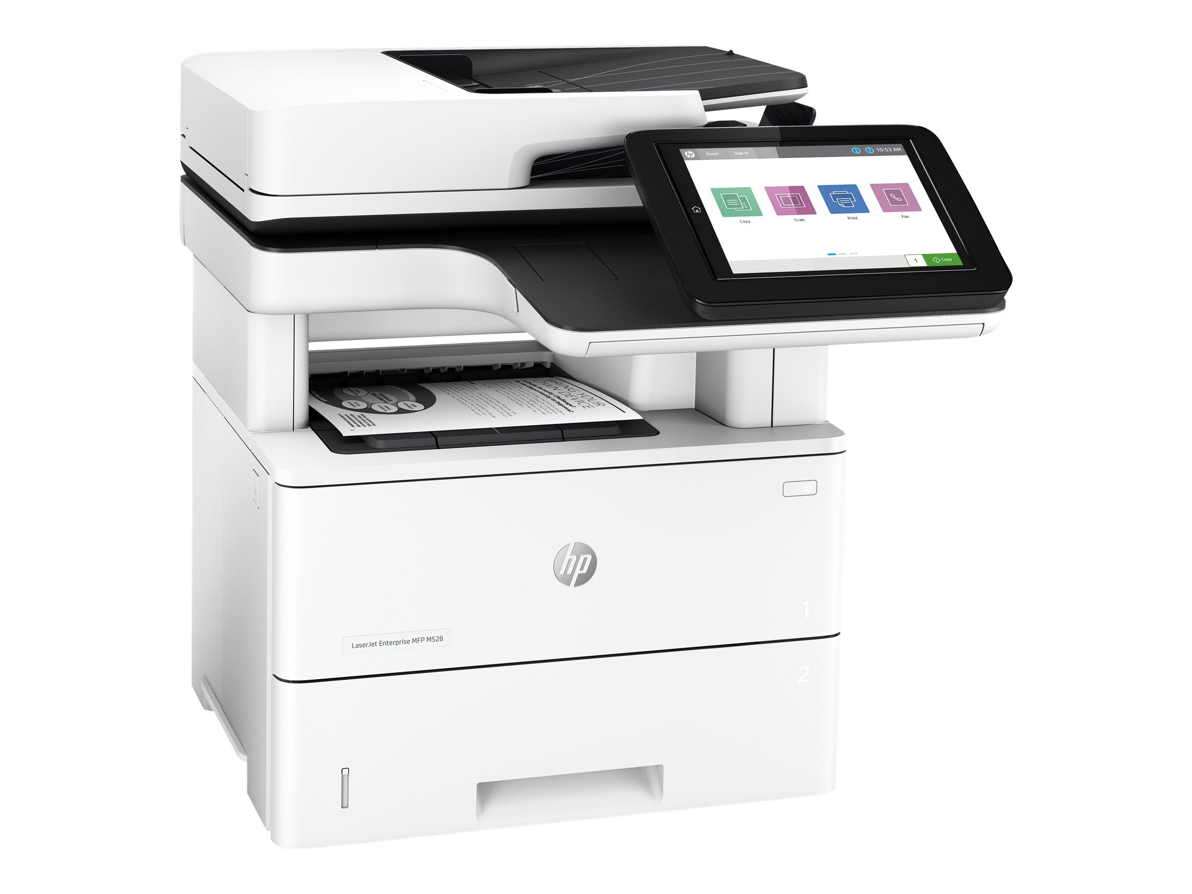 HP LaserJet Enterprise MFP M528dn MFP Mono laser A4 43ppm Copy 43ppm Print 650sheets USB LAN imprimante laser monochrome