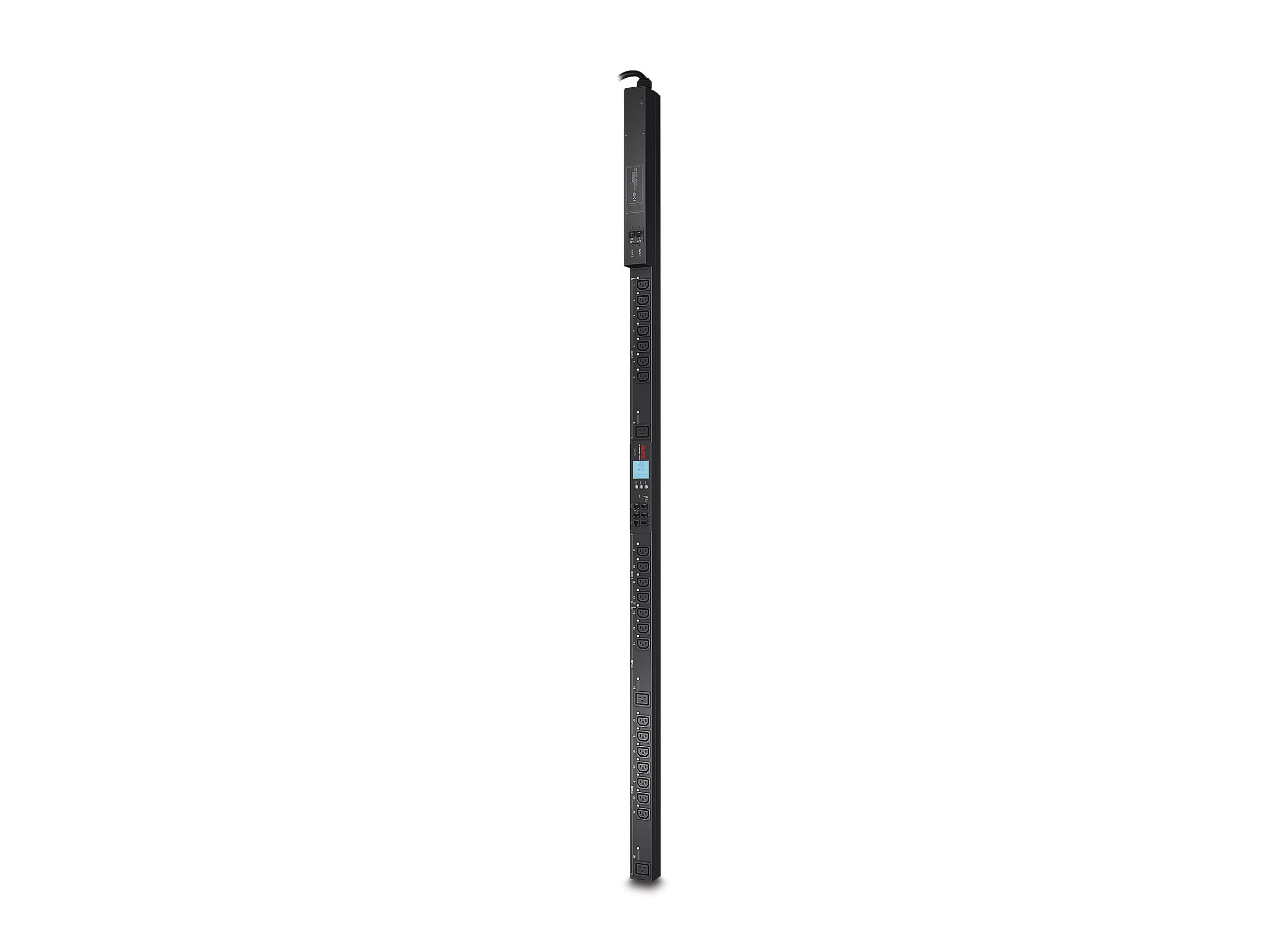 APC Switched Rack PDU 2G Zero U Rack AC 200/208/230V Ethernet 10/100 RS-232 input IEC 60309 output connectors 24 0U Black