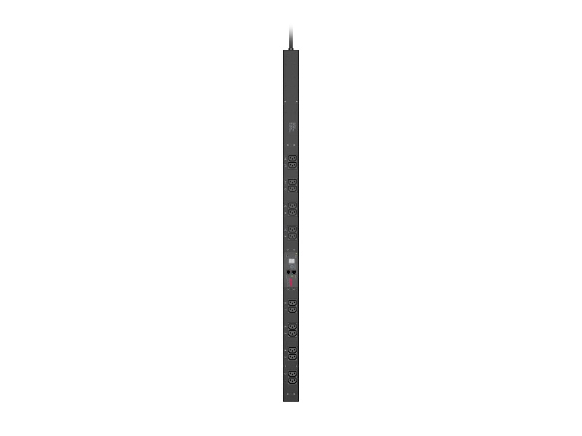 APC Metered Rack PDU AP7850B Rack AC 230V input IEC 60320 C14 output connectors 16 power IEC 60320 C13 0U 3m cord