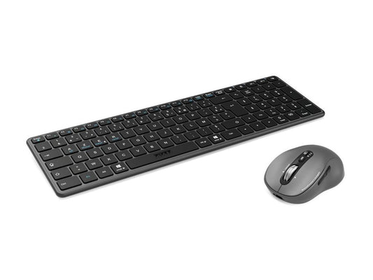 PORT DESIGNS Pack Keyboard Compact + Mouse Expert Rechargeable Combo BT+RF (FR)