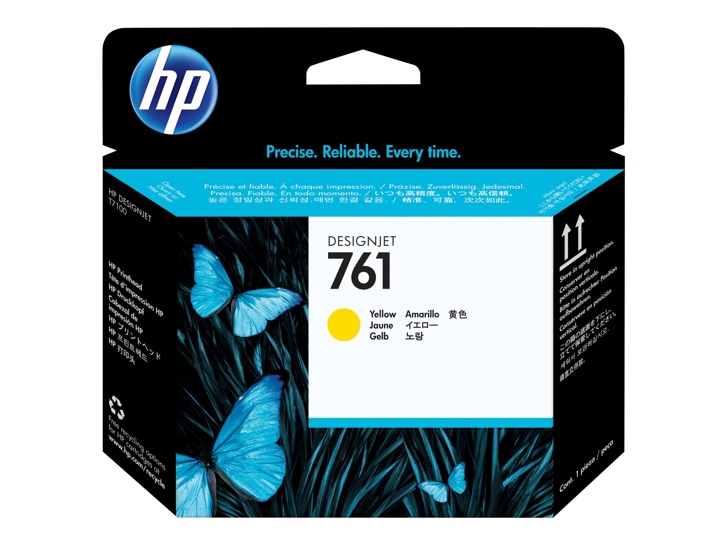 HP 761 original Ink cartridge CM994A cyan standard capacity 400ml 1-pack
