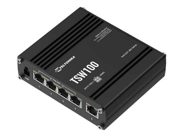Teltonika TSW114000000 commutateur réseau Non-géré Gigabit Ethernet (10/100/1000) Noir