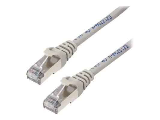 MCL FCC6ABM-20M - Câble réseau RJ45 cuivre CAT 6A F/UTP - 20m Gris