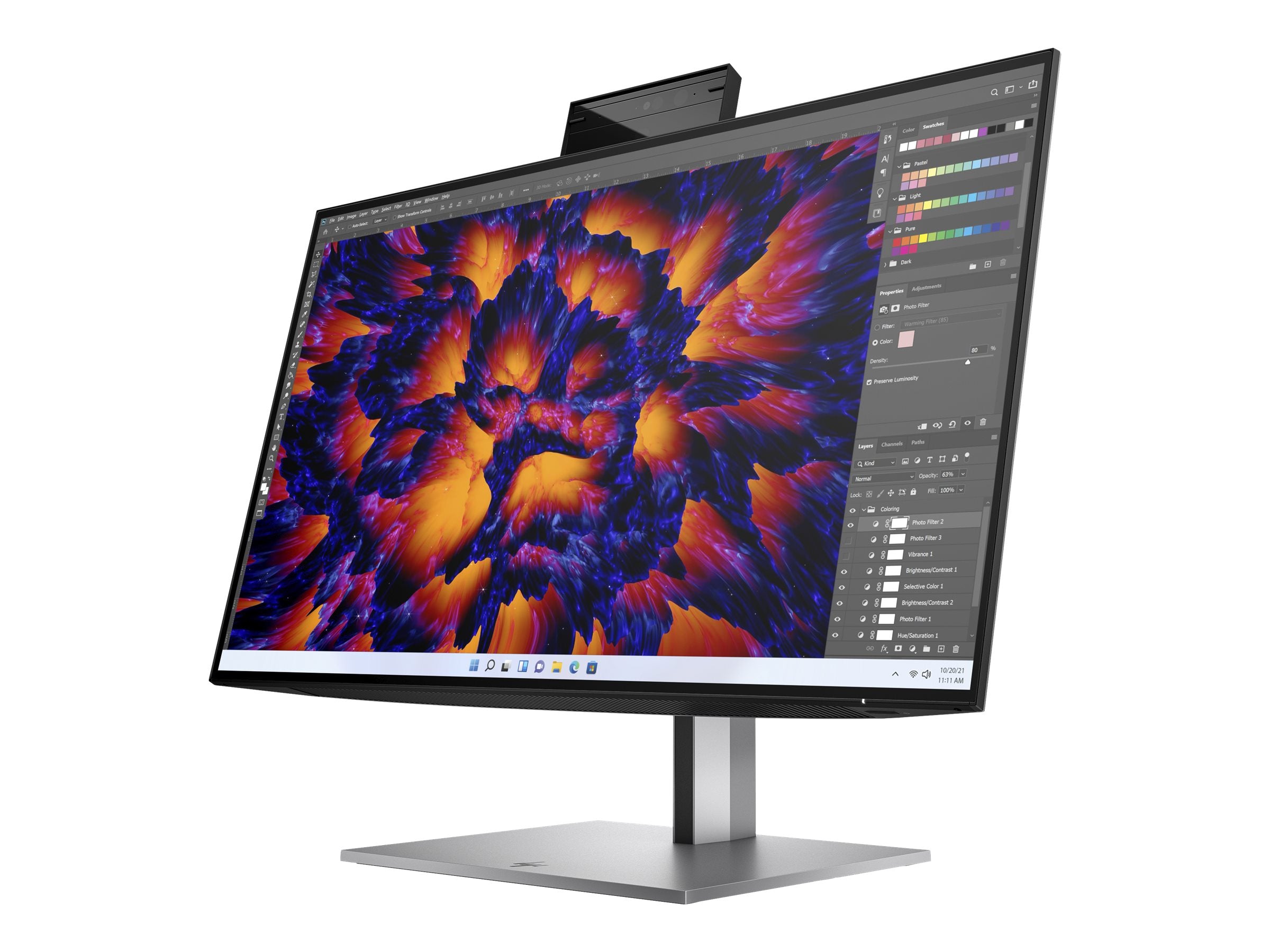 HP Écran de conférence Z24m G3 QHD avec webcam IR 5Mpx 23.8p QHD 2560x1440 HDMI USB-C USB port DisplayPort