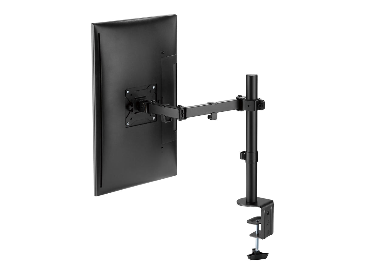 TNB ERGO Line Single Height Adjustable Monitor Stand Screen Pole With Simple Articulation And Height Adjustment