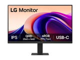 LG 24U631A-B Écran LCD - 24"  2560 x 1440 QHD @ 100 Hz - IPS - 250 cd/m² - 1000:1 - HDR10 - 5 ms - HDMI, USB-C