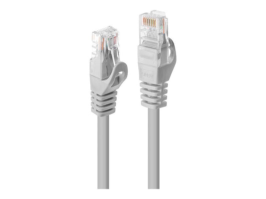 LINDY 0.3m Cat.5e U/UTP Patch Cable Grey Colour Code EIA/TIA 568B