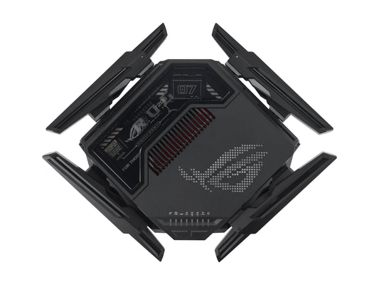 ASUS ROG Rapture GT-BE98 Quad-band WiFi 7 802.11be Gaming Router support new 320MHz bandwidth