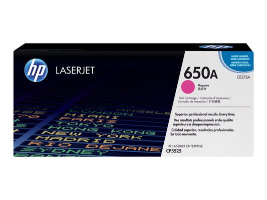 HP original Colour LaserJet CE273A Toner cartridge magenta standard capacity 15.000 pages 1-pack