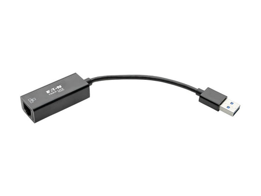 EATON TRIPPLITE USB 3.0 to Gigabit Ethernet NIC Network Adapter 10/100/1000Mbps Black