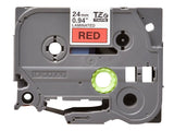 BROTHER P-TOUCH TZE-451 noir sur rouge 24mm