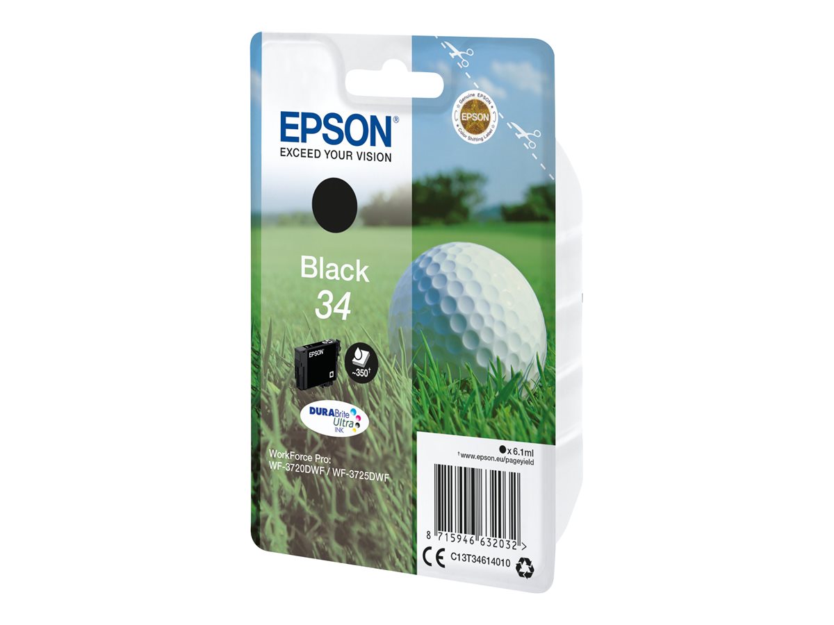 EPSON 4LB Singlepack 34 Ink Black DURABrite Ultra 6.1ml Blister w/s