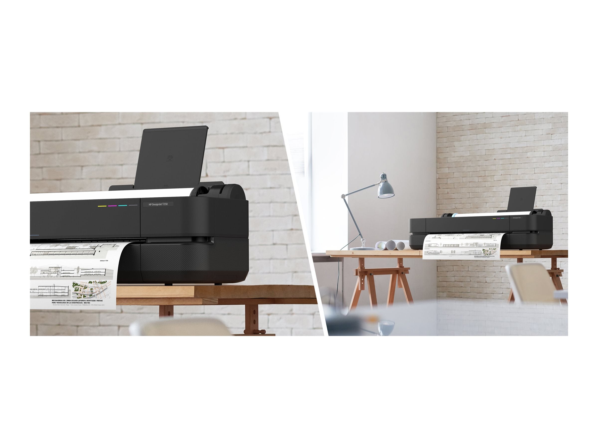 HP DesignJet T250 24p LFP 2025 Colour Ink-Jet A1 ANSI D 2400x1200dpi 0.5 min/page USB LAN Wi-Fi