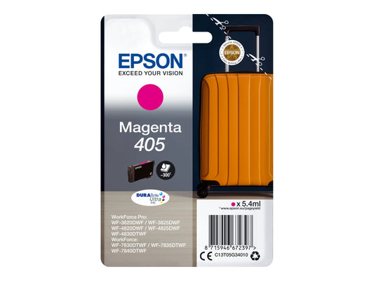 EPSON 2LB Singlepack Magenta 405 DURABrite Ultra Ink w/s