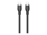 TARGUS HYPER 1M Silicone 240W USB-C Charging Cable - Black