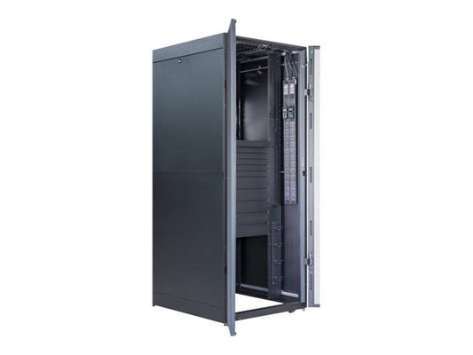 APC Easy Rack 82Ux800x1200 Roof/Side panel/castors/feet No Bottom 4Brackets black