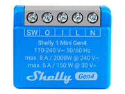 SHELLY 1 Mini Gen4 Matter WLAN 1-Channel Smart Relay