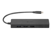 I-TEC USB C Slim HUB 3 Port with Gigabit Ethernet Adapter ideal for New Macbook Macbook Pro 2016 etc. compatible with Thunderbolt 3