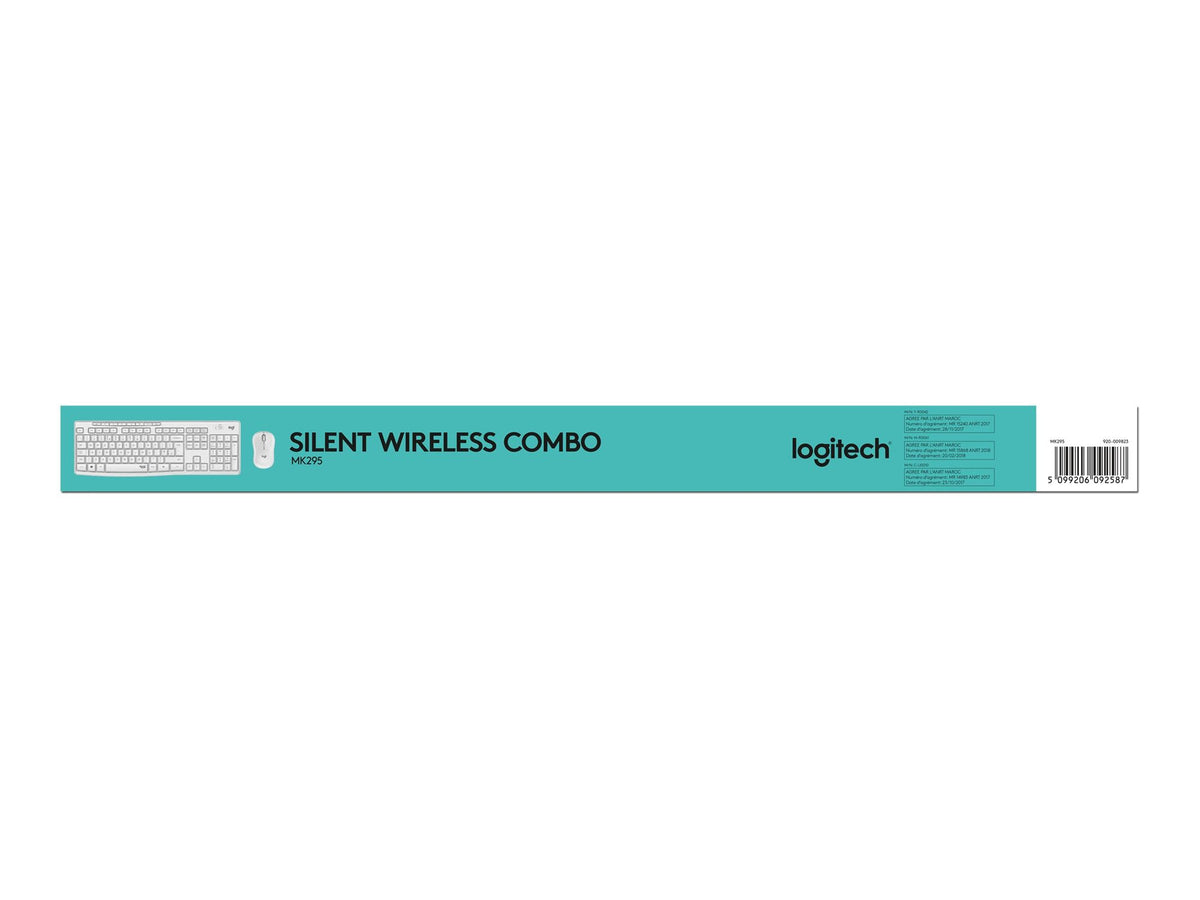 LOGITECH MK295 Silent Wireless Combo - OFF WHITE - FRA - CENTRAL