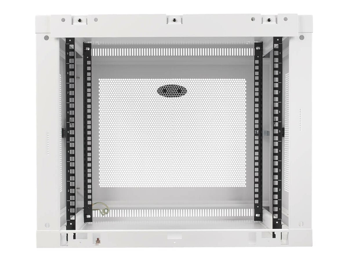 EATON TRIPPLITE Wallmount Rack Enclosure Cabinet 9U Switch Depth Deep White Rack enclosure cabinet wall mountable white 9U