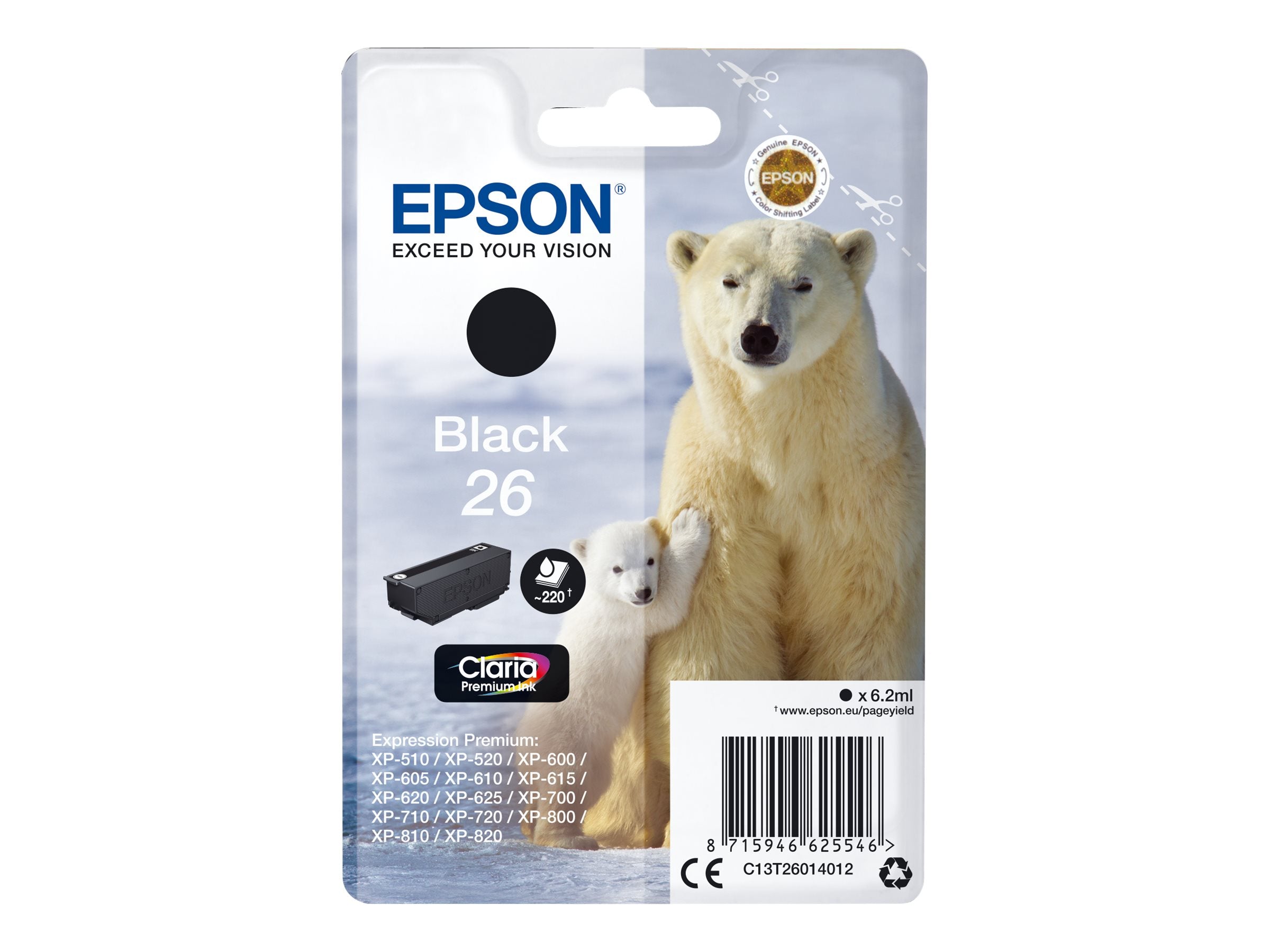 Ink/26 Polar Bear 6.2ml BK