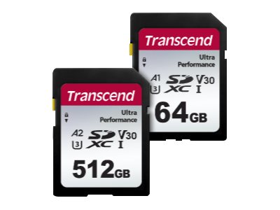 TRANSCEND 64Go SD Card UHS-I U3 A1 Ultra Performance
