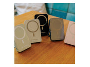 VERBATIM CHARGE N GO POWER BANK WITH STAND MAGNETIC WIRELESS 10000MAH - GREEN WCF (P)