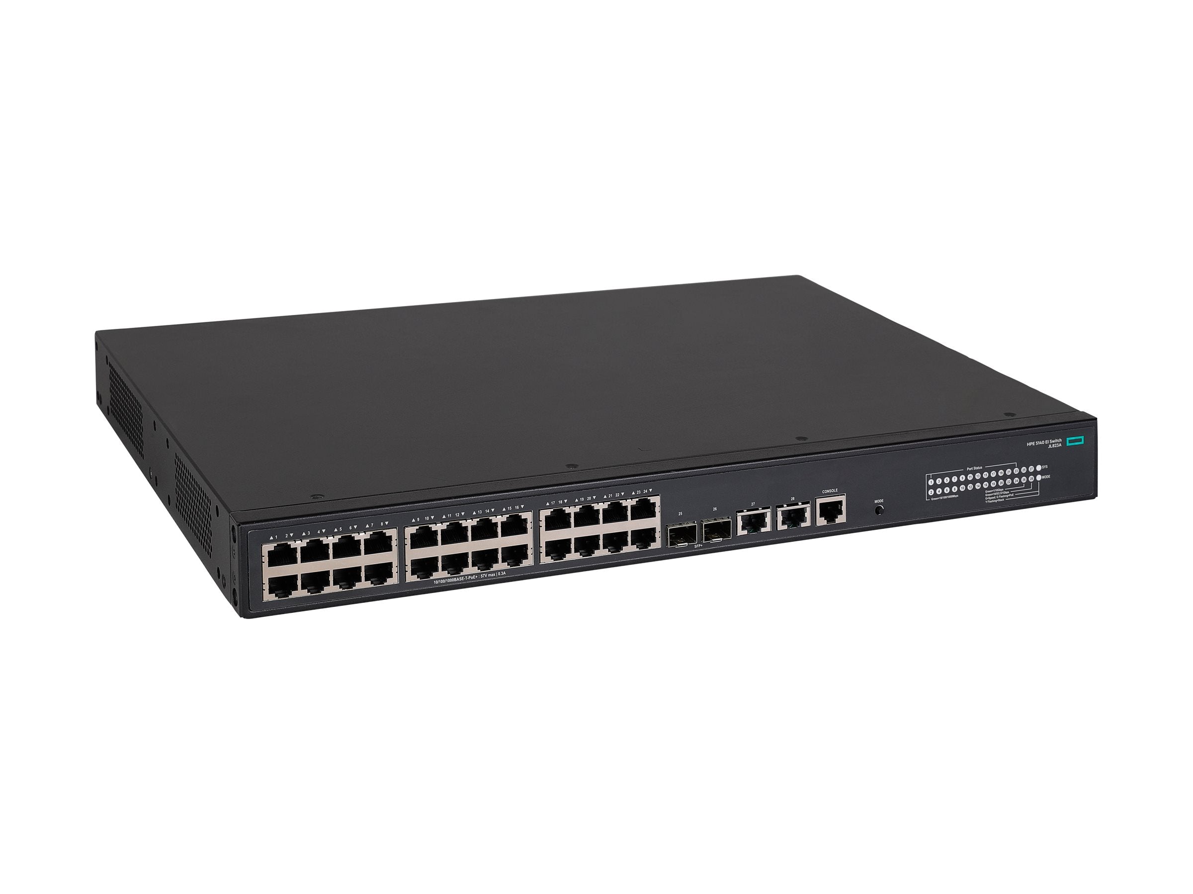 HPE 5140 24G POE+ 2SFP+ 2XGT EI Switch EU EN