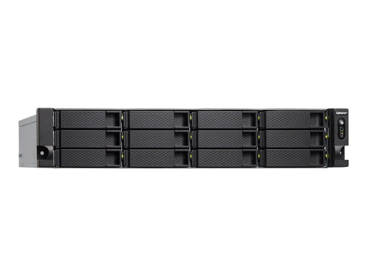 QNAP TS-1283XU-RP-E2124-8G 12-Bay NAS E-2124 8Go DDR4 12x2.5p/3.5p SATA HDD/SSD 4 GigaLan 2x10GbE SFP