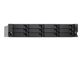 QNAP TS-1283XU-RP-E2124-8G 12-Bay NAS E-2124 8Go DDR4 12x2.5p/3.5p SATA HDD/SSD 4 GigaLan 2x10GbE SFP