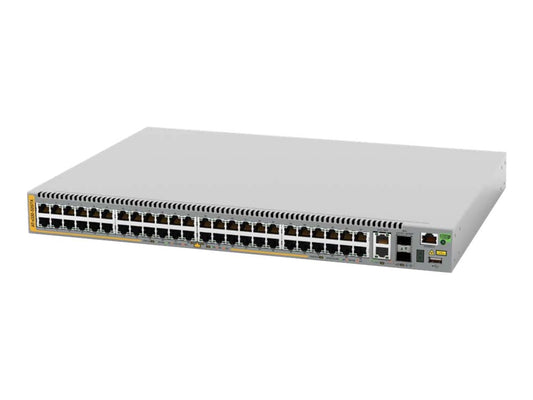 ALLIED L3 Stackable Switch 48x 10/100/1000-T 2x 1/2.5/5/10G-T 2x SFP+ Ports and a single fixed PSU EU Power Cord