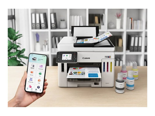 CANON MAXIFY GX7150 MegaTank MFP colour inkjet CISS Legal 216x356mm A4 24ipm Print 600sheets USB Wi-Fi LAN