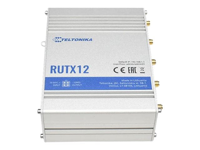 TELTONIKA NETWORKS RUTX12 DUAL SIM DUAL 4G/LTE Bluetooth router eSIM version