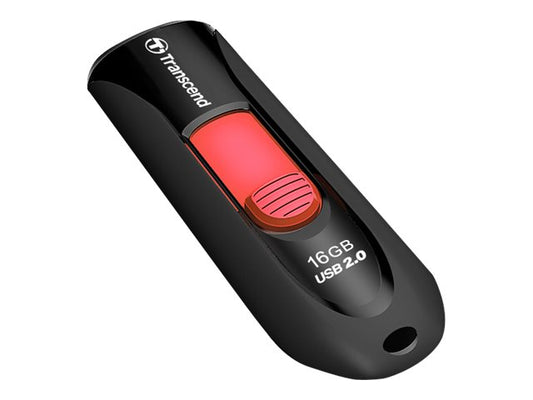 TRANSCEND 16Go Clé USB 2.0 - Noir