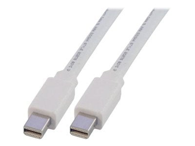 MCL Cable mini DisplayPort male / male - 2m Blanc