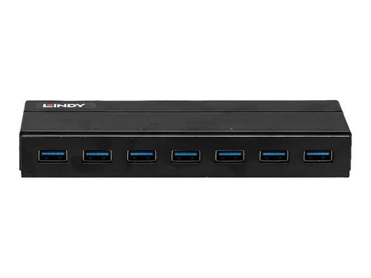 LINDY 7 Port USB 3.1 Charging Hub Supports Battery Charging Standard 1.2 up to max. 1.5A Ampere / Port