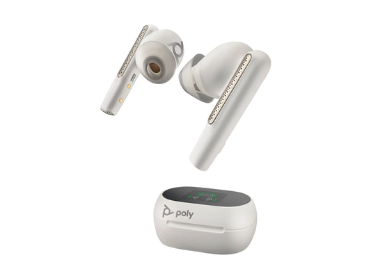 HP Poly Voyager Free 60/60+ White Earbuds 2 Pieces